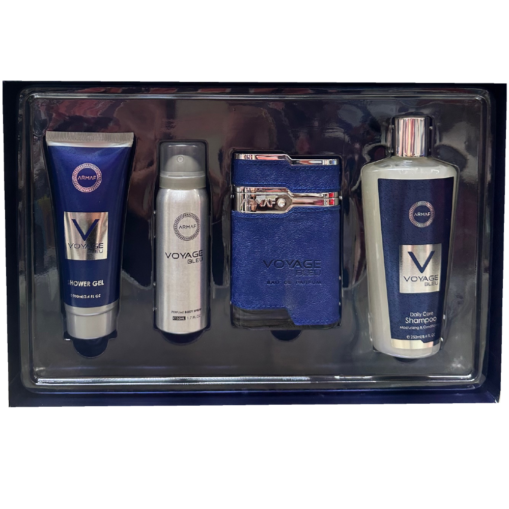 ARMAF VOYAGE BLUE 3.4- 4PC EDP Emar's Perfumes