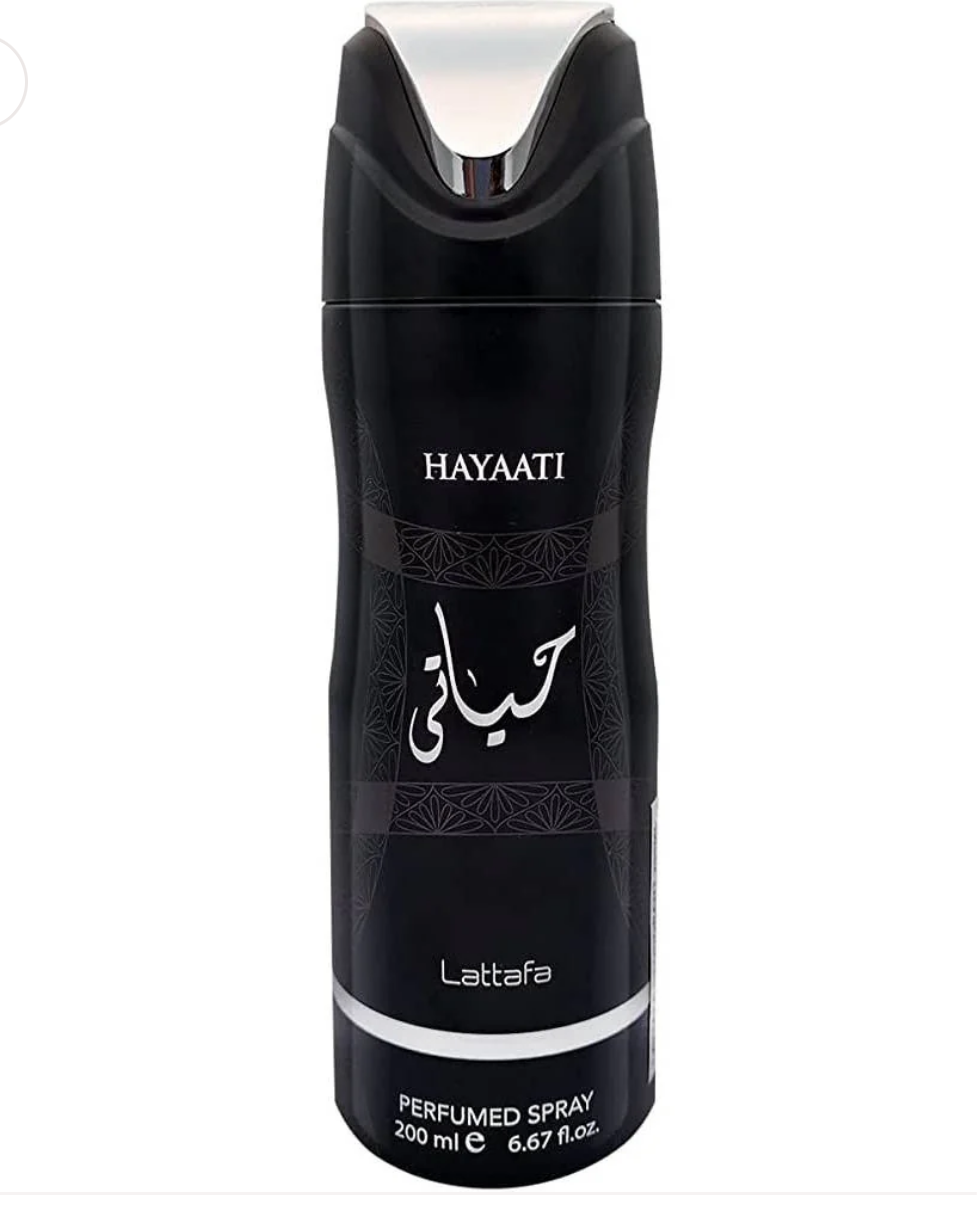 Lattafa Hayaati Men 200ML BODY SPRAY Emar's Perfumes