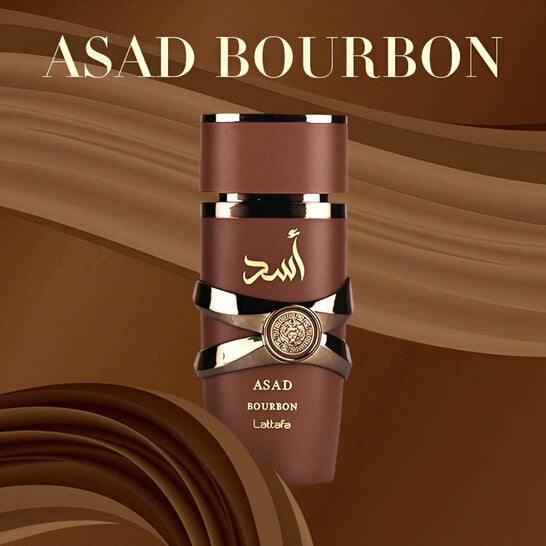Lattafa Asad Bourbon EDP M 3.4oz 100ML Emar's Perfumes