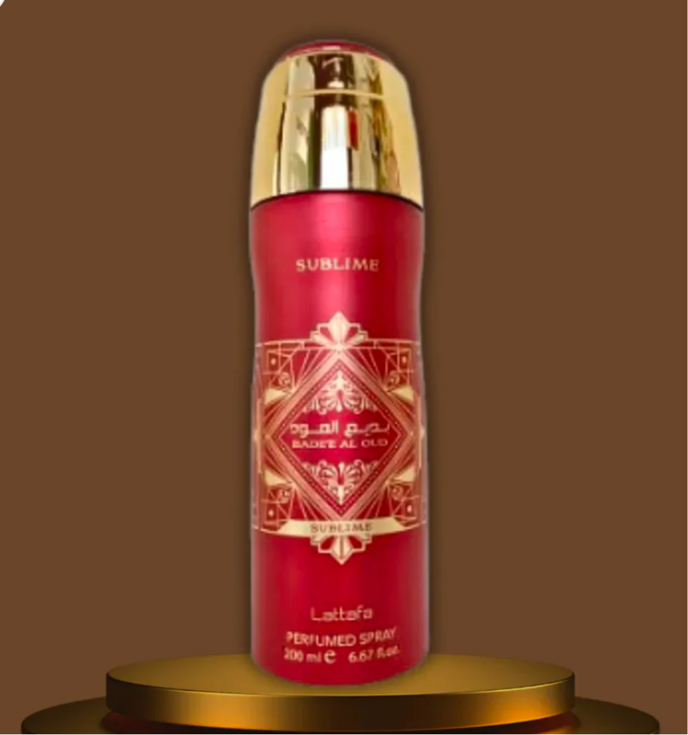 Lattafa Sublime Unisex 200ML BODY SPRAY Emar's Perfumes