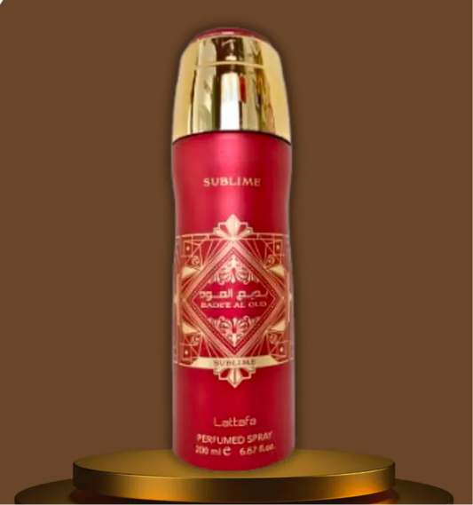 Lattafa Sublime Unisex 200ML BODY SPRAY Emar's Perfumes